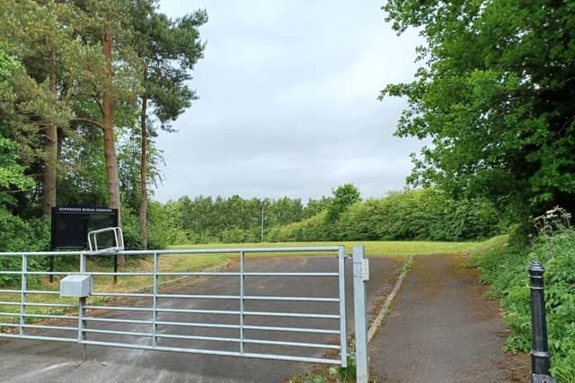 The potential temporary traveller site in Derby Road, Doveridge, is a consecrated burial site