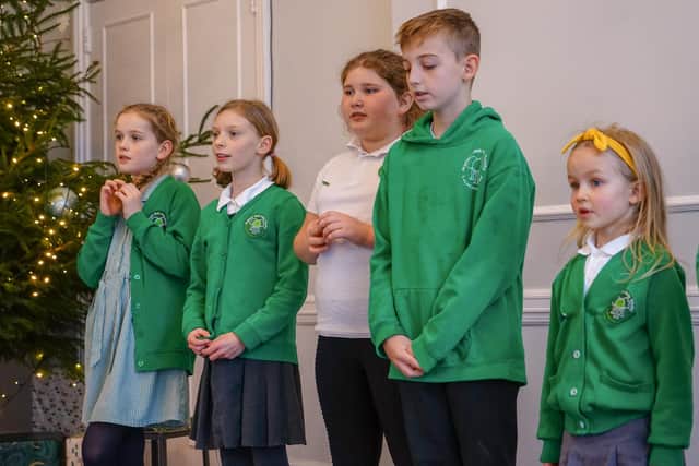 Pupils from Holly Trinity School performed at the New Bath Hotel in Matlock on Monday, December 18.
