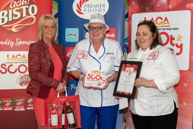 Lorna Nolan at the East Mids regional School Chef of the Year (SCOTY) final 