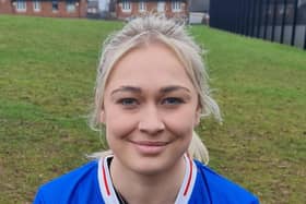 Hannah Baker was among the scorers in Chesterfield's rout. (Photo: Chesterfield Women FC)