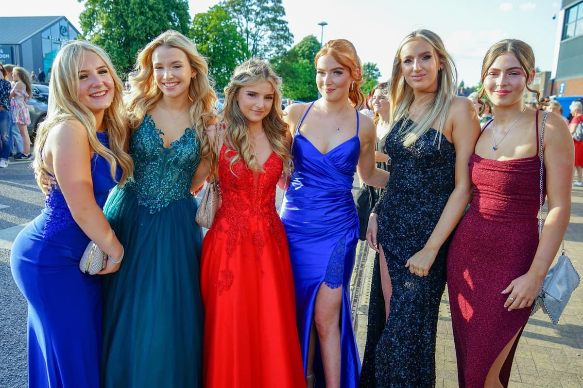 Prom Students Students celebrate at St Mary’s Catholic High School prom night in ...