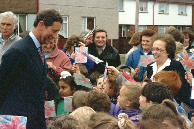 Prince Charles visited Mansfield and Garibaldi School, Forest Town, in 1994 - did you meet him?