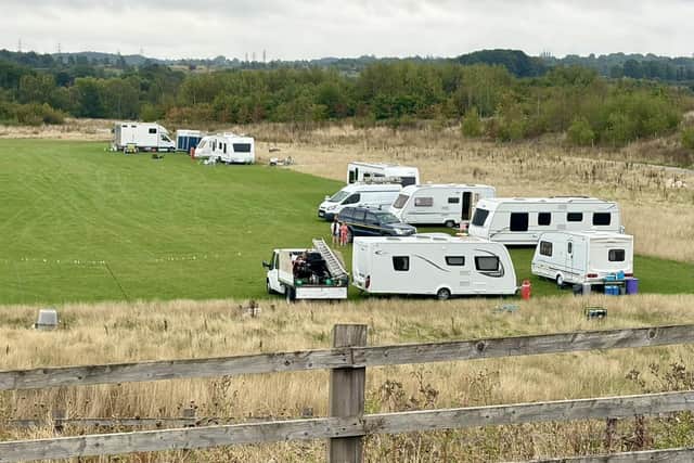 t the travellers remain on site as of today (Thursday, September 3).