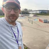 Councillor Ed Fordham is backing the petition to update Chesterfield Skate Park