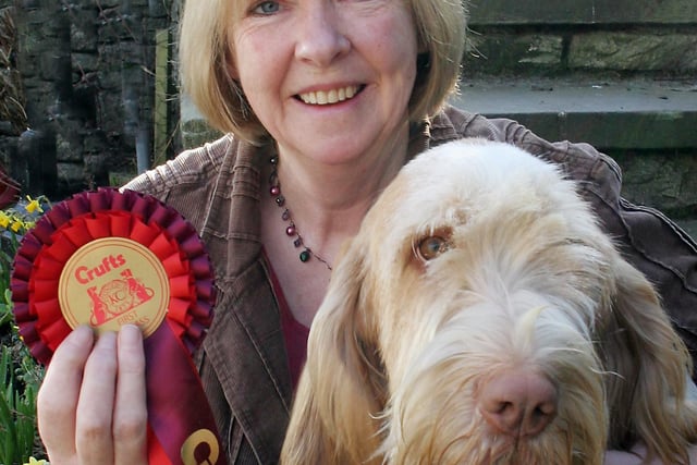 Wendy Bowering, of Great Longstone, with Flo won an award at Crufts in 2007.