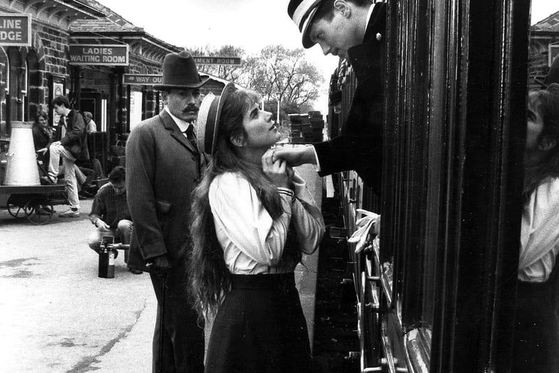 Filming at Midland Railway in May 1988 of The Rainbow by D.H Lawrence.