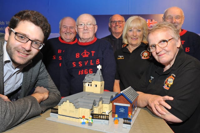 Members of South Shields Volunteer Life Brigade with Richard Carter, left, and his Lego Watch Tower model, at South Shields Museum and Art Gallery. Remember this from 2017?