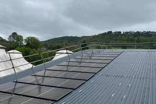 Work has already begun on the solar installation at Bakewell ABC.