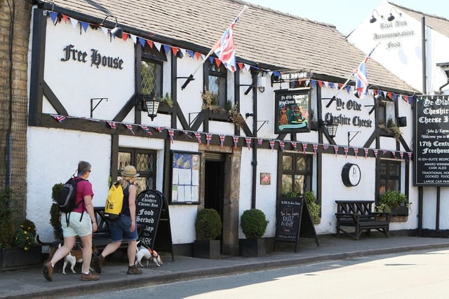 Ye Olde Cheshire Cheese is another of the great pubs dotted around the village.