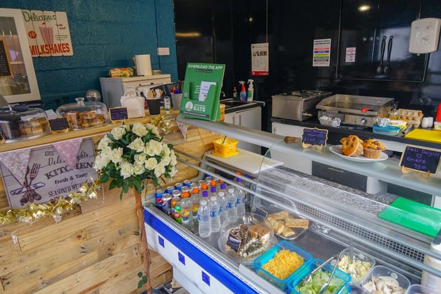 Deli Delights offers everything from homemade sandwiches, thorough breakfasts, paninis, and jacket potatoes to freshly baked cakes - with delicious cheesecakes and brownies among the top sellers.
