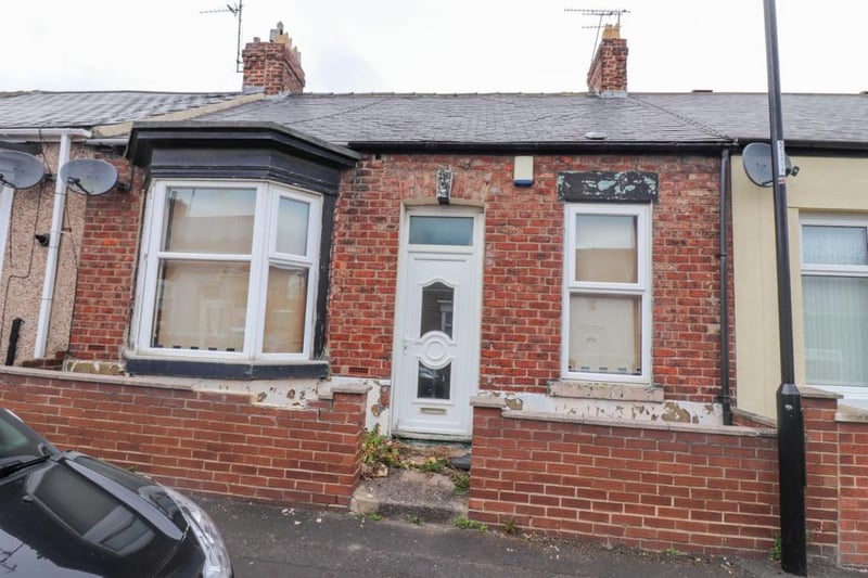 This two bedroom property is on sale for £35,000.