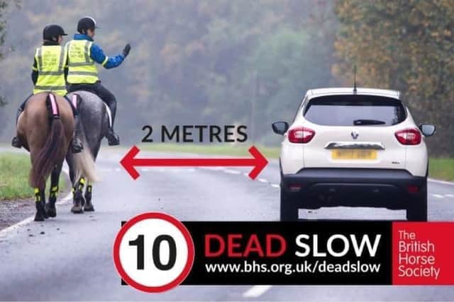 Derbyshire drivers have been warned to take care when passing horses after reports of a ‘distressing’ incident.