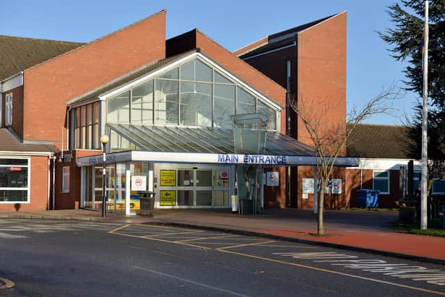 Chesterfield Royal Hospital's emergency department remains under pressure.