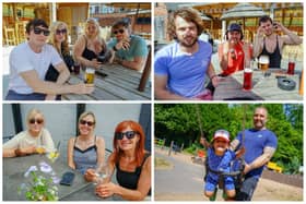 Chesterfield residents have been out and about basking in the sun over the past few days.