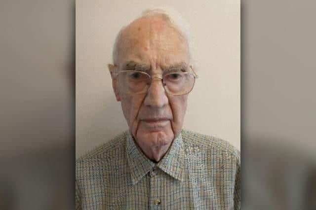 Chesterfield children’s entertainer and swimming teacher Holden, 88, was jailed for 14 years.  Photo: Derbyshire Police