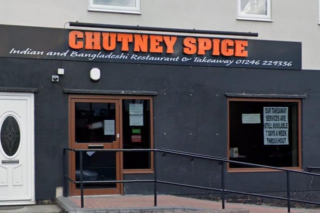Chutney Spice, 50-52 Church Street, Brimington, S43 1JG. Rating: 4.6/5 (based on 218 Google Reviews). "This is the best Indian around without a doubt, food is amazing and the staff are so friendly."