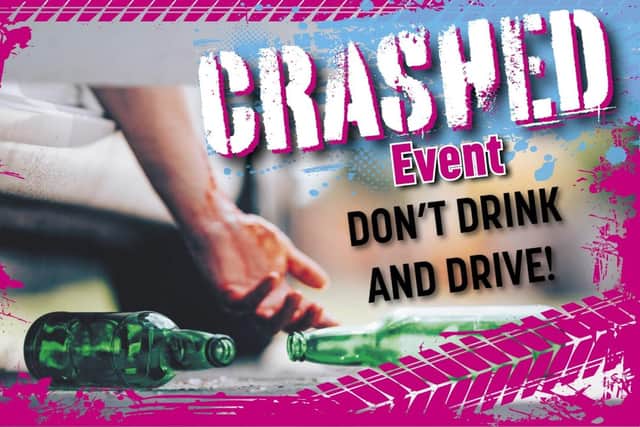 CRASHED Event - Don't drink and drive