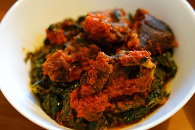 Efo rori is a delicious Nigerian spinach stew, that originated in the western region in Nigeria, specifically the Yorubas.