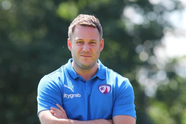 Can James Rowe lead Chesterfield to the National League title?