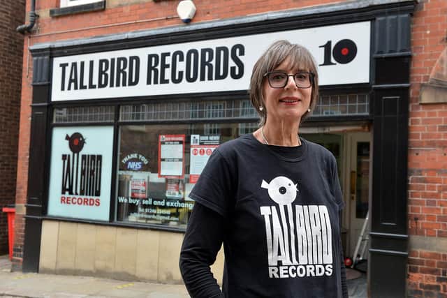 Maria Harris, owner of Tallbird Records. Pictures by Brian Eyre.