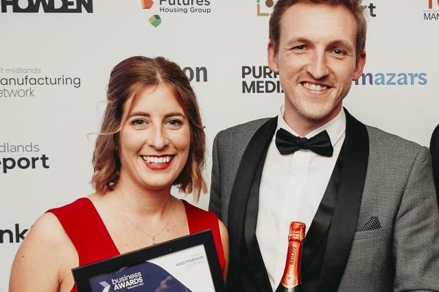 Chesterfield’s EcoTech Engineers won the award for Outstanding Growth (Sponsored by Amazon). The business is based at Dunston Innovation Centre.