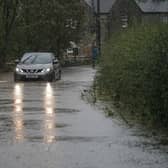 Fllod alerst amd flood warnings are in place in Derbyshire for Tuesday morning. Image: SWNS
