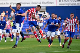James McShane scored in both games against Chesterfield last season. (Photo by Richard Martin-Roberts/Getty Images)