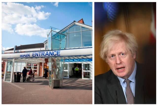 Chesterfield Royal Hospital and Prime Minsiter Boris Johnson have shared updates about coronavirus.