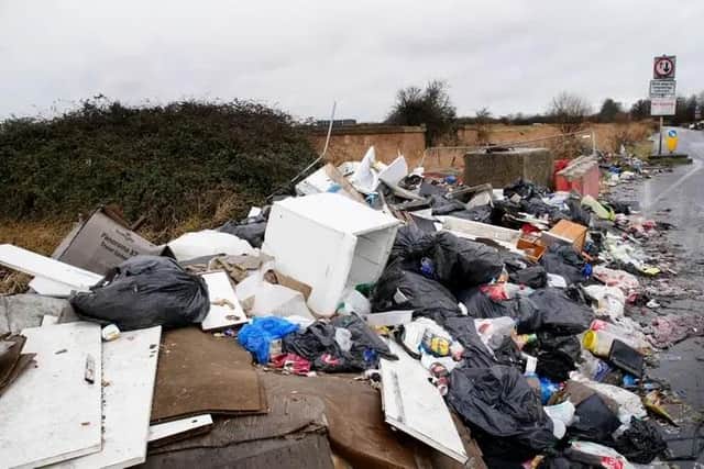 A significant amount of fly-tipping in the Chesrterfield area last year was discovered on council land (36%) and on footpaths and bridleways (34%).