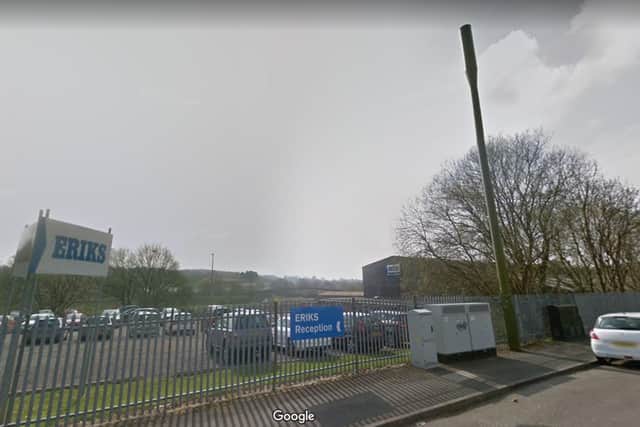 The current 4G mast at Canal Wharf, Chesterfield. Picture from Google Street View.