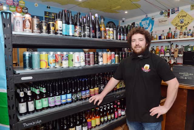 Ben Stephenson, owner of Brimming with Beer, hopes people will take the opportunity to support local venues in 2022.