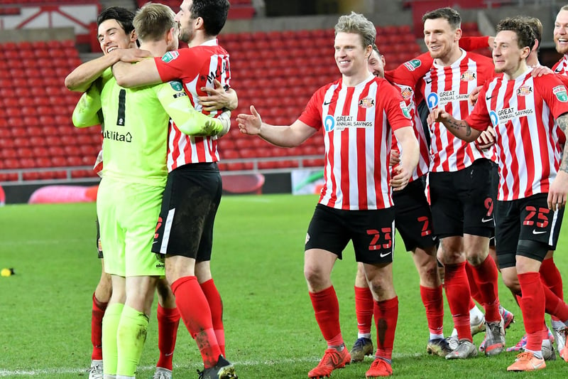 He came agonisingly close to a number of Lincoln City players' efforts - as the Sunderland outfield players did their job to perfection.