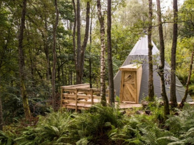 Located near Crieff, Comrie Croft offers a real escape from everyday life with a stay in an environmentally-friendly traditional tipi-style Nordic kata tent. Each tent has a diamenter of six metres, has a woodburning stove at its centre, and sleeps up to six people in comfort in the middle of tranquil birch woodland. Book at www.hostunusual.com.