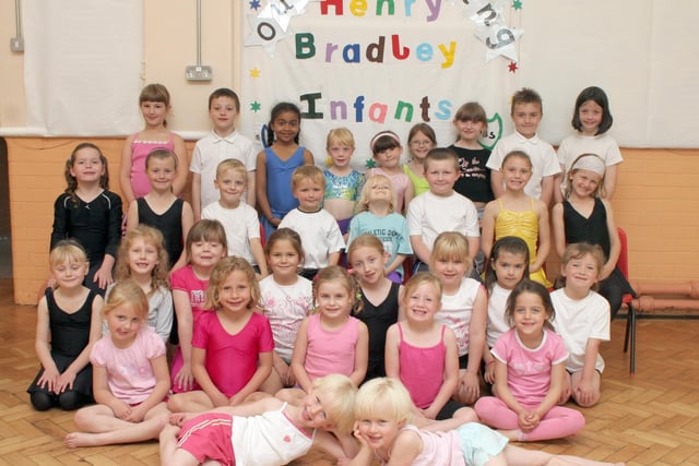 The dance troupe at Henry Bradley Infant School, Brimington, in 2007.