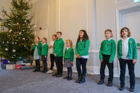 Children sang a range of Christmas Carols and songs from their nativity play and received a loud round of applause.