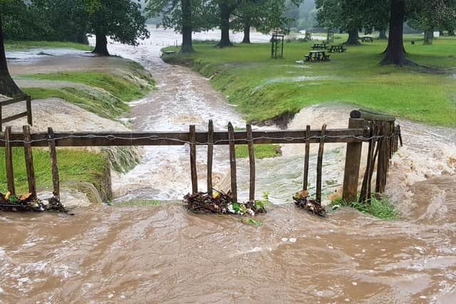 The National Trust says changing the landscaping in parts of the park will help to avoid a repeat of 2019 flood damage.  (Photo: National Trust)