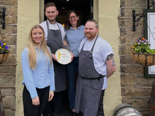 Staff at the Prince of Wales in Baslow are celebrating another accolade.