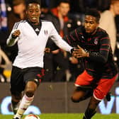 Ryheem Sheckleford pictured playing for Fulham's under-18s.