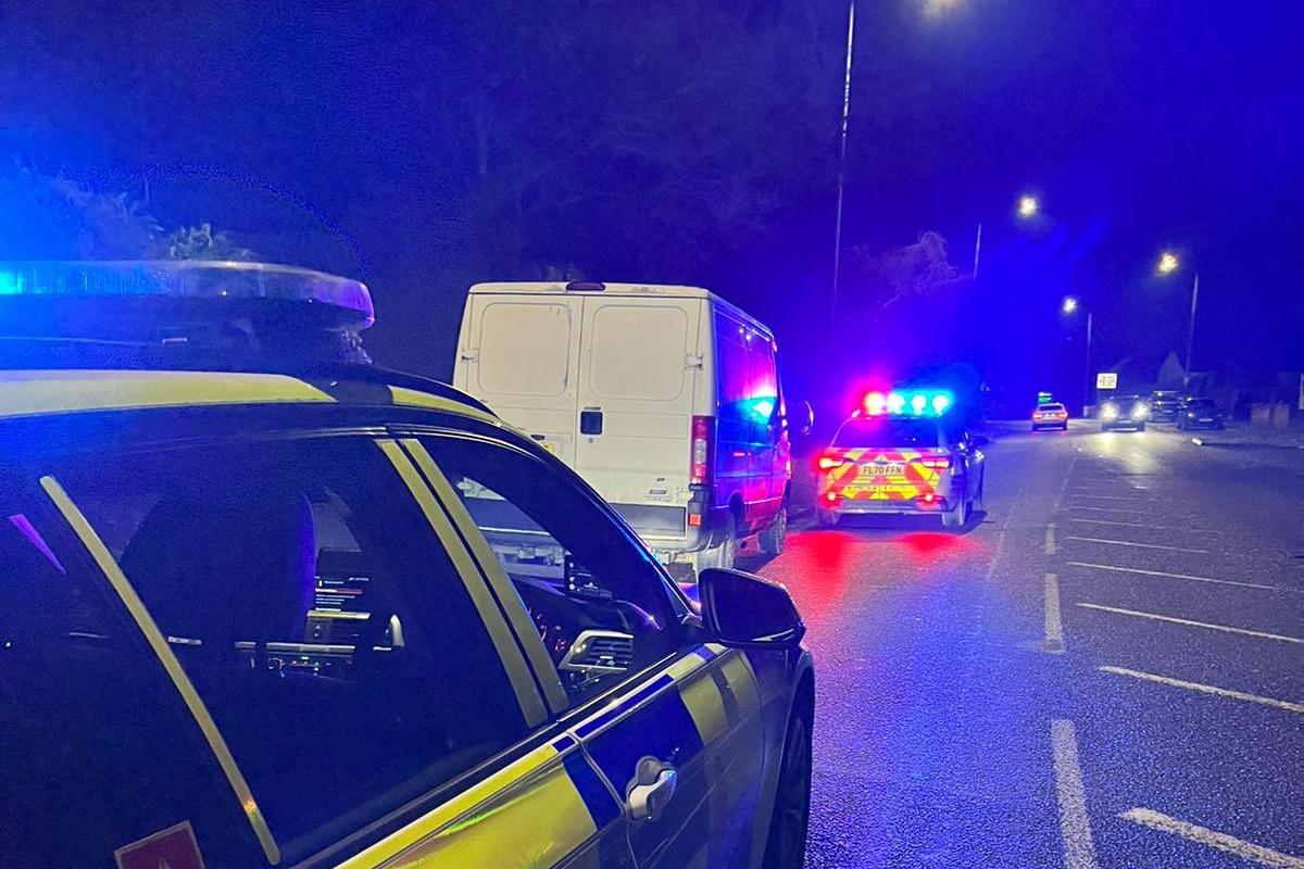 Wanted man arrested after police stop suspicious van in Derbyshire town