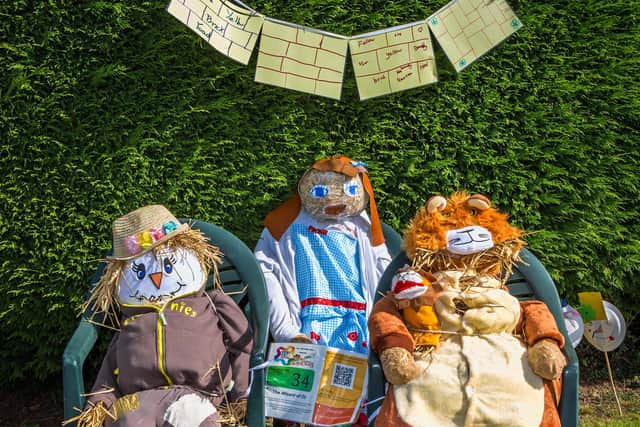 Visitors following the scarecrow trail encountered these figures from The Wizard of Oz in a previous year.
