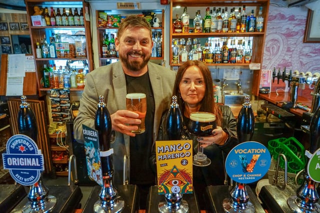 Landlord lady Jason and Sally Davies have been at the pub for just over a year and have undertaken a major refurbishment of the premises