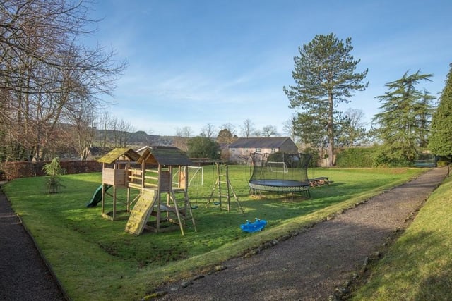 Little ones can run off steam in plenty of space on the 15-acre site which boasts communal gardens and paddocks.