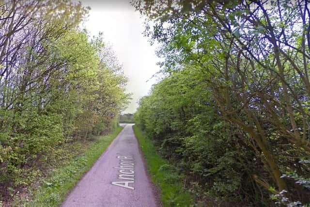 A man was bitten and his dog attacked by two Rottweilers in Anchor Road last week.