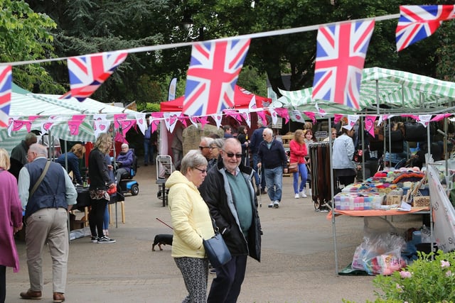 Jubilee, the special Jubillee Market in Hall Leys Park