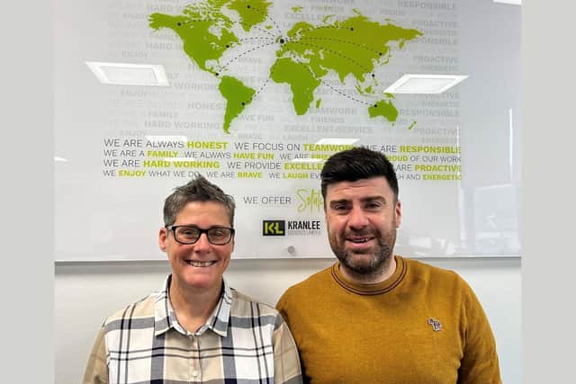KranLee Logistics Limited, a Chesterfield based family-run company offering bespoke international logistics solutions for local businesses, has been nominated for the British International Freight Association (BIFA) awards. The business is tun by Karen Mosley, 48, and her brother Lee Wells, 35.