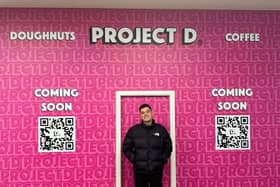 Alex Watts from Project D outside the new store