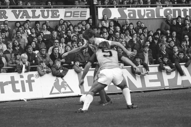 A snap from Sunderland's 1982 clash with Luton Town, the match finished 1-1.