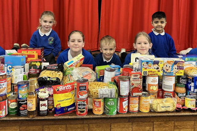 At Beaufort Primary School in Chaddesden, pupils brought in donations for Derby Food 4 Thought charity instead. And when the charity came to collect the packages of pasta and tins of food, they were stunned by the volume. More than 10 bags and 10 crates were filled and crammed into the collection van. Headteacher Kate Beaufort said: "It has been an amazing response. The message of Comic Relief was to fight poverty and I think families really responded to that."