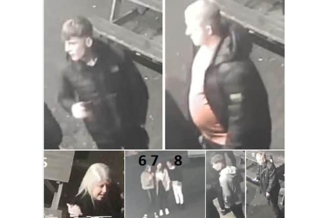 Police have released CCTV images of a number of people they would want to speak to following a serious assault near Chesterfield.