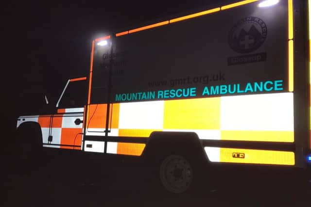 Twenty people took part in the search. Photo: Glossop Mountain Rescue Team.